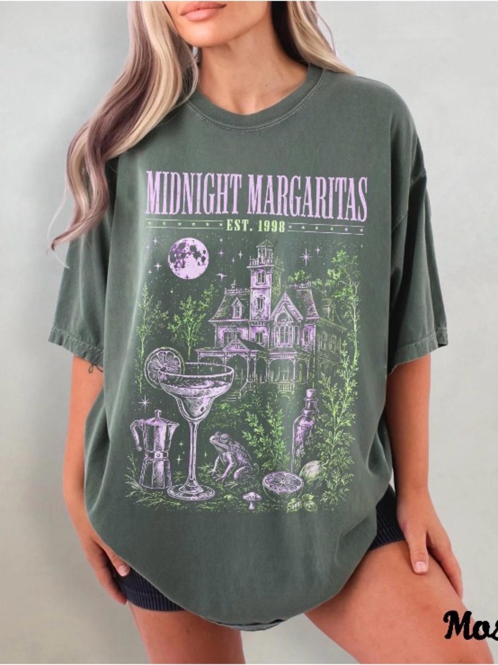 Comfort Colors Midnight Margaritas T-Shirt, Owens Sisters Witchy Halloween Tee